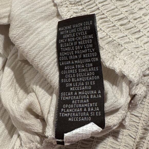 Knox Rose Womens Top Cottage Boho Peasant Fairy Long Sleeve Ivory Size XXL GT - Picture 5 of 6